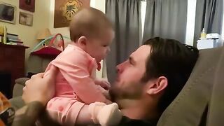 Dad With Cute Baby