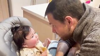 Baby Julie With Dad
