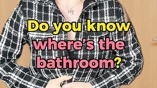 Do you know where's the bathroom?