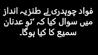 Adnan Sami has bitter words with Fawad Chaudhry over the question of returning to Pakistan