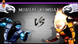 Mortal Kombat - Absolute Zero vs Hell Scorpion | Gameplay