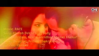 Lyrical_ Khwab Dekhe- Race _ Saif Ali Khan_ Katrina Kaif _Monali Thakur_ Neeraj_ Pritam