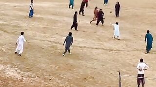This is how Taliban play football