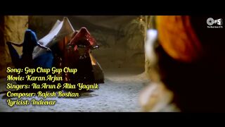 Mujhko Rana Ji Maaf Karna Lyrical _ Karan Arjun _Mamta Kulkarni _Alka Yagnik _Ila Arun _ 90_s hits