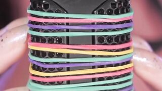 ASMR Rubber Bands that Sound Like Music