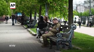 Ukraine residents react after Russia declares a 72-hour ceasefire.