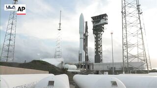 Amazon launches its first internet satellites to compete against SpaceX's Starlinks.
