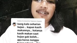 Saya tidak pernah mempermasalahkan hujan atau air hujan yang masuk kekolam