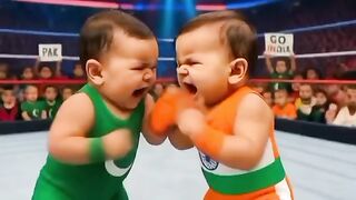 pak vs india ???????????? Pak vs india war funny video | kids fighting | funny shorts