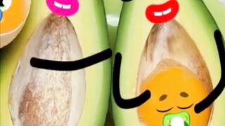 Avocado with Egg Makes Mushroom Angry ???? | Funny Food Animation Short