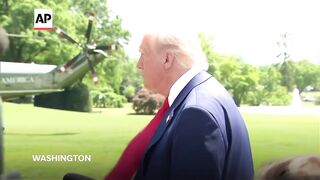 'I'd like to be pope'- Trump jokes with reporters.