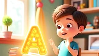 حكاية حرف A للأطفال | تعلم حرف A capital and small في دقيقة!
