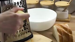 Sandwich with fried potatoes
