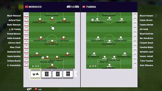 Match ps5 Fifa25 Mroco vs Tunis 2025