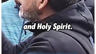Christians Start Arguing In Front Of Muslim _ Mansur _ Speakers Corner