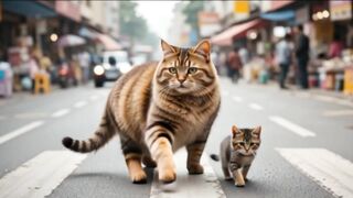 KITTEN Baby Animal SAVED By Meawo Cate!Can You Resist LAUGHING at Meawo's Kitten Adventure?