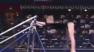Gymnastics Olympic Champion with One Finger