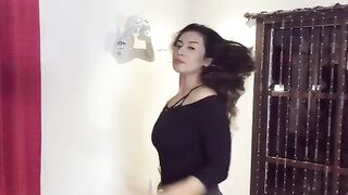 Indian Girl Anasua Choudhary Dance