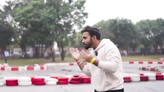 DRIVING A LAMBORGHINI GO KART