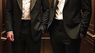 Messi & Ronaldo Stuck in an Elevator… and Start a Dance-Off! ???????? #Shorts