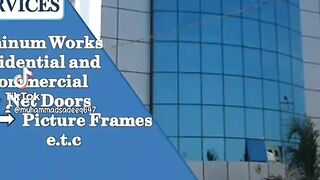 Aluminium windows and doors