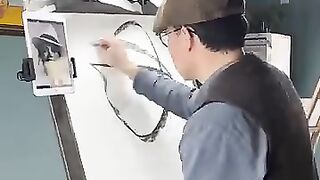 Extremely talented artist _#shortvideo