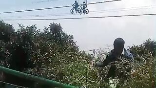 Cycle drive on air of Chandragiri hills