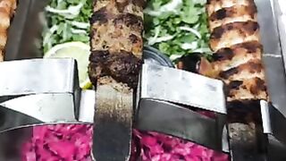 Arabian favourite food is Kabab dijla alfarat