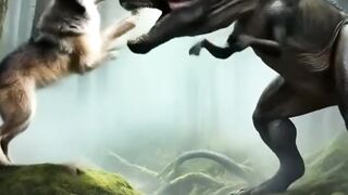 When a Wolf Meets a Dinosaur | Insane AI Fusion!"