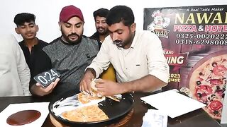 World Record For Eating Pizza in 1 Minute 25 Secend | Winner Prize Rs100,000 |