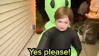 Giving iPhones Instead Of Candy on Halloween