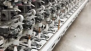 Textile industry complete video auto cone department