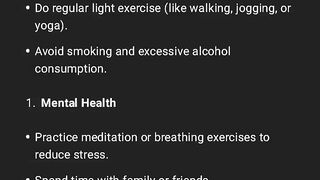 health tips
