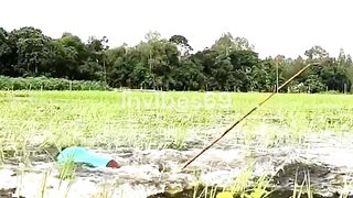 Fishing in the lake