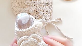 Baby crochet shoes and cap
