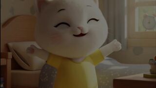 Kitten Scared From Zombie's #kitten #cat #catlovers #funnyvideo #ytshorts #shorts #funnycats