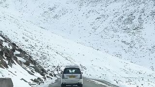 Kashmir beautiful view snow fall