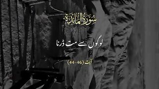 Sora Al- Maida Verse 44 to 46