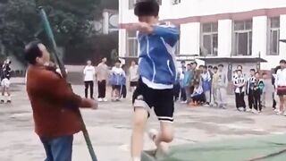 Funny Moments with School Sports Day in China _ Try Not to Laugh!