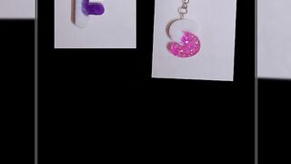 Resin art keychain sale