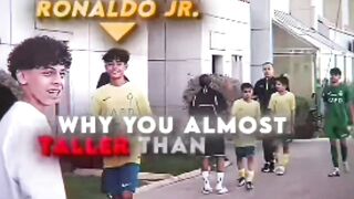 Cristiano Ronaldo junior they are so good at this I should speak
