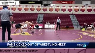 Wrestling officials kick fans out of Southeast Polk-Ankeny dual