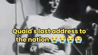 Qiad e azam last massage for Pakistan
