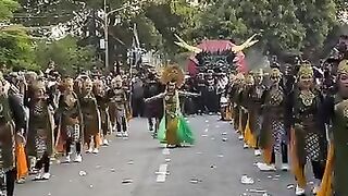 dance performance in a carnival/karnaval
