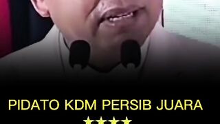 Pertama kalinya gubernur Jawa Barat pidato di gedung sate