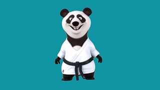 Panda, karate, sport