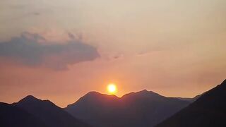 The most beautiful sunset in Montenegro