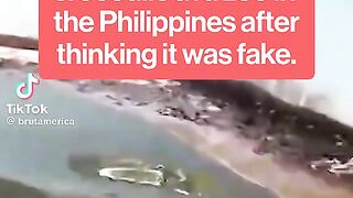 A Tourist Caught by a Crocodile