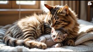 Duckling saves seriously injured cat ???? #DuckRescue #CuteAnimals #AnimalRescue
