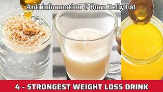4 Detox Drink for weight loss|| Fat Burning drink||